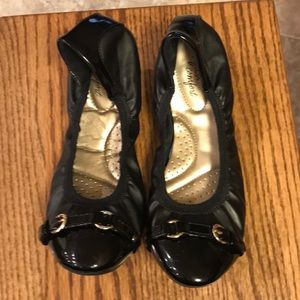 Dexflex comfort black ballet style flats 9.5 W